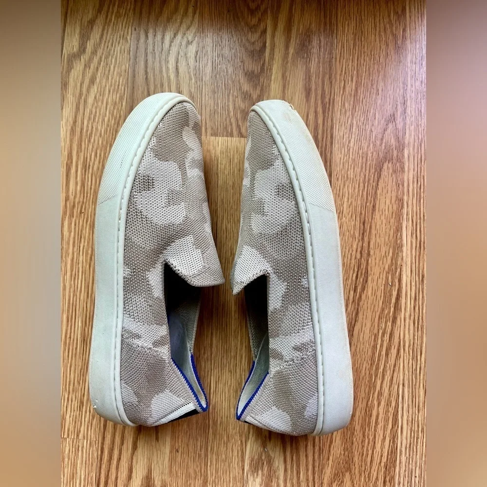 Rothy’s Knit Slip-On The Sneaker Desert Camo 7.5